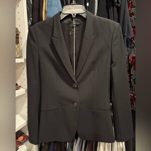 Hugo Boss Women's Black Jannami Blazer, Stretch Wool, size 6